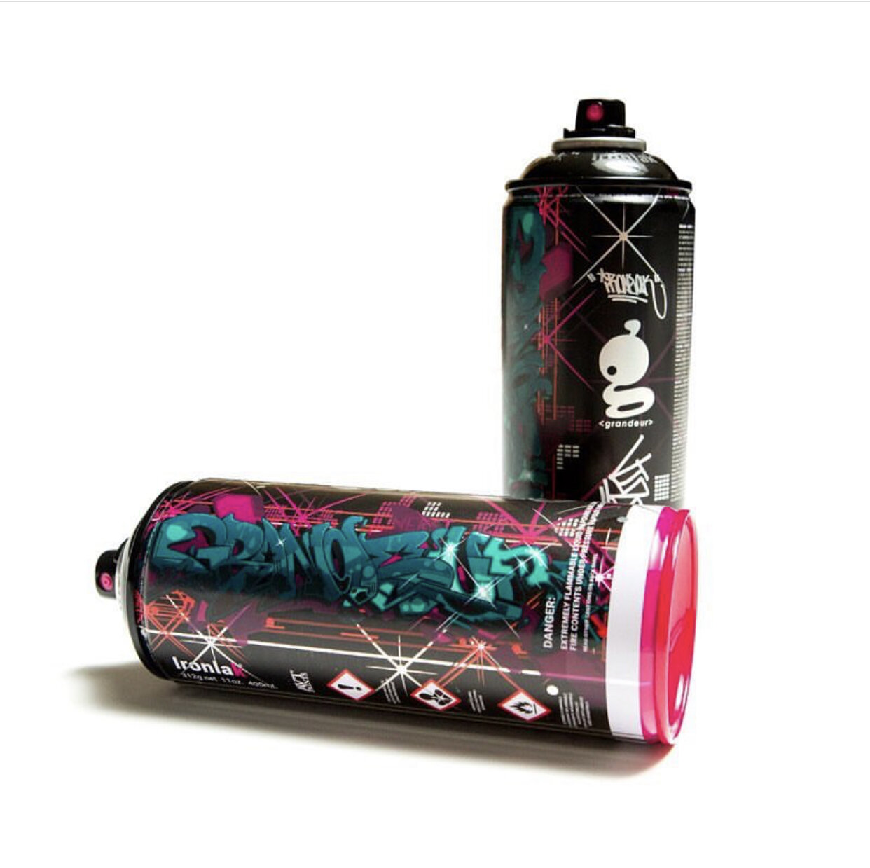 The Infamous Magazine Graffiti Montana Ironlak MTN Spray Paint Cans Art Can