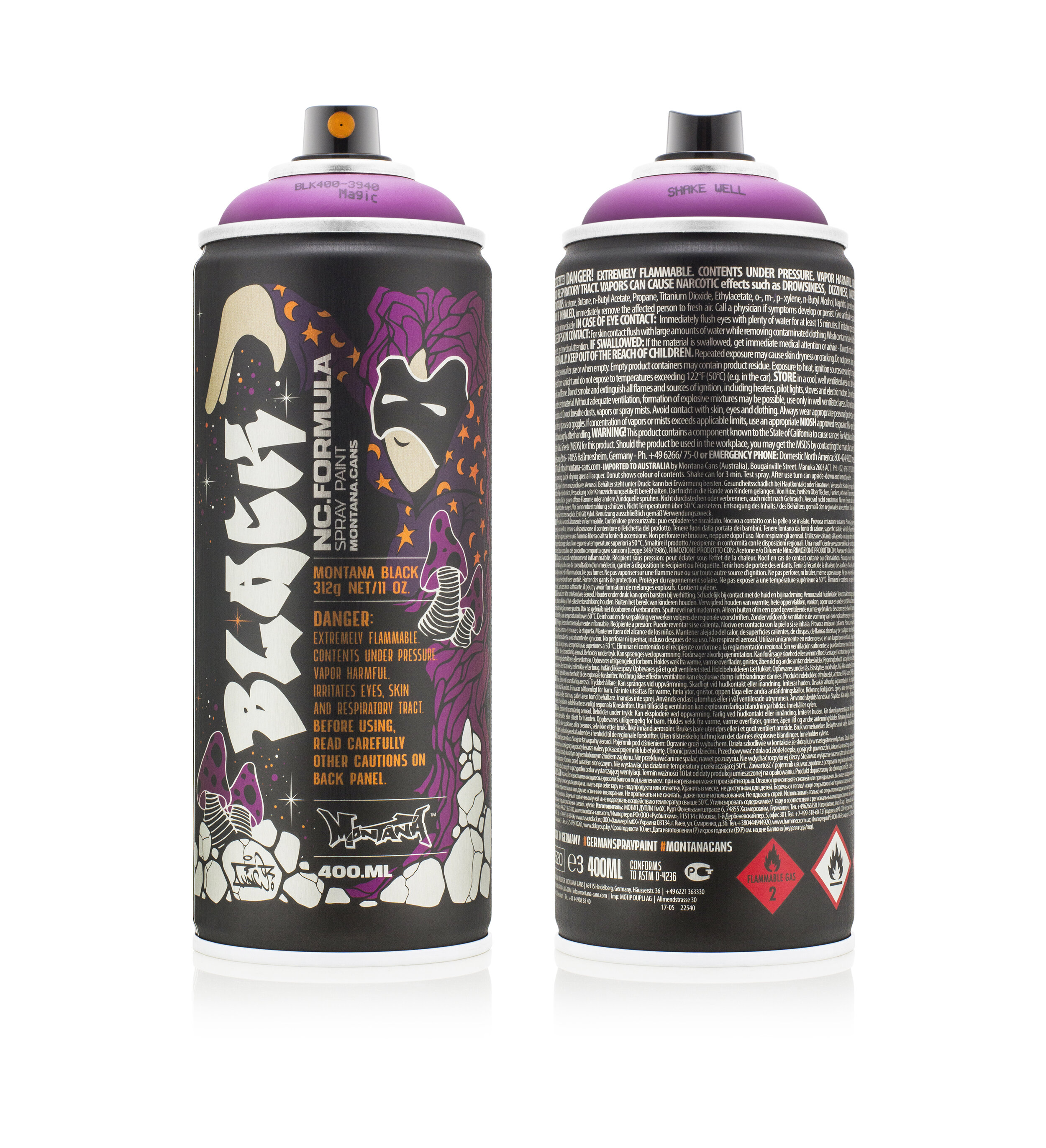 The Infamous Magazine Graffiti Montana Ironlak MTN Spray Paint Cans Art Can