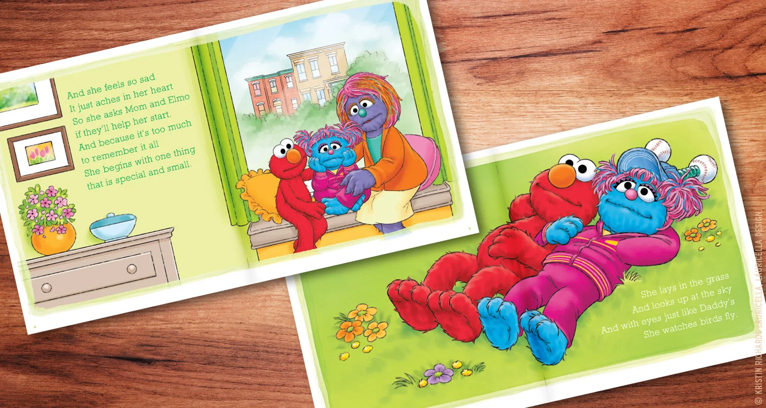 When Families Grieve storybook (interior)