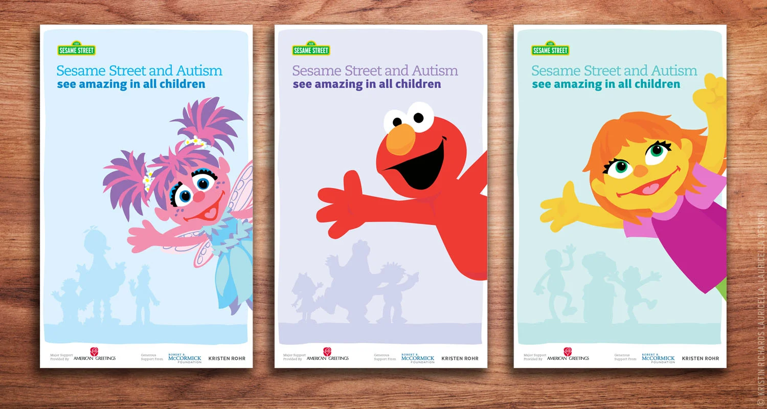 Sesame Street & Autism "See Amazing in All Children" Launch Event Banners