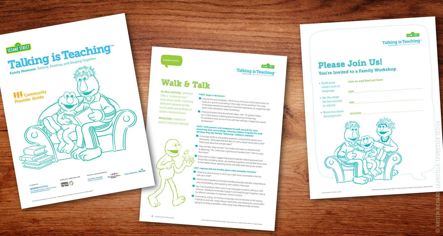 Early Literacy "Talking is Teaching" Community Guide Downloadable Resources