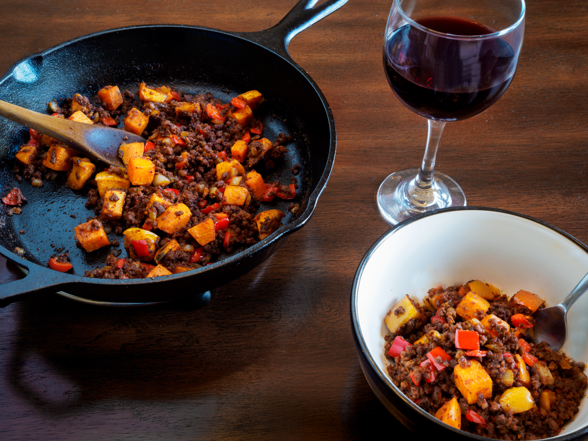  The final dish, an awesome chorizo hash