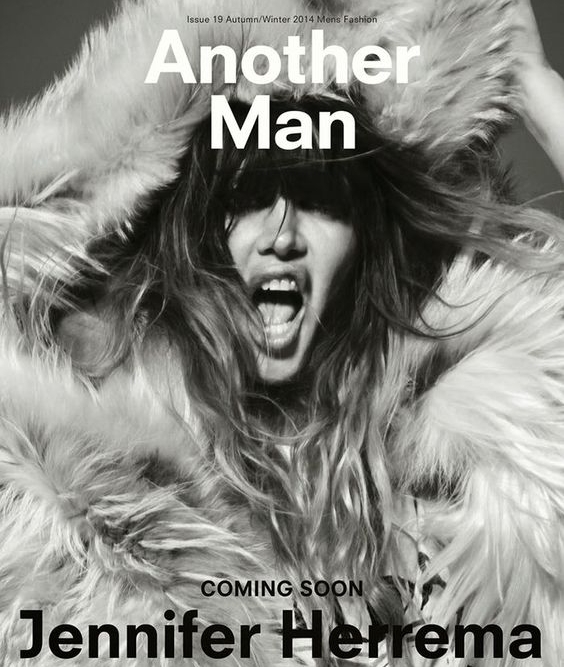 Leontine Boots on Jennifer Herrema in editorial in Another Man