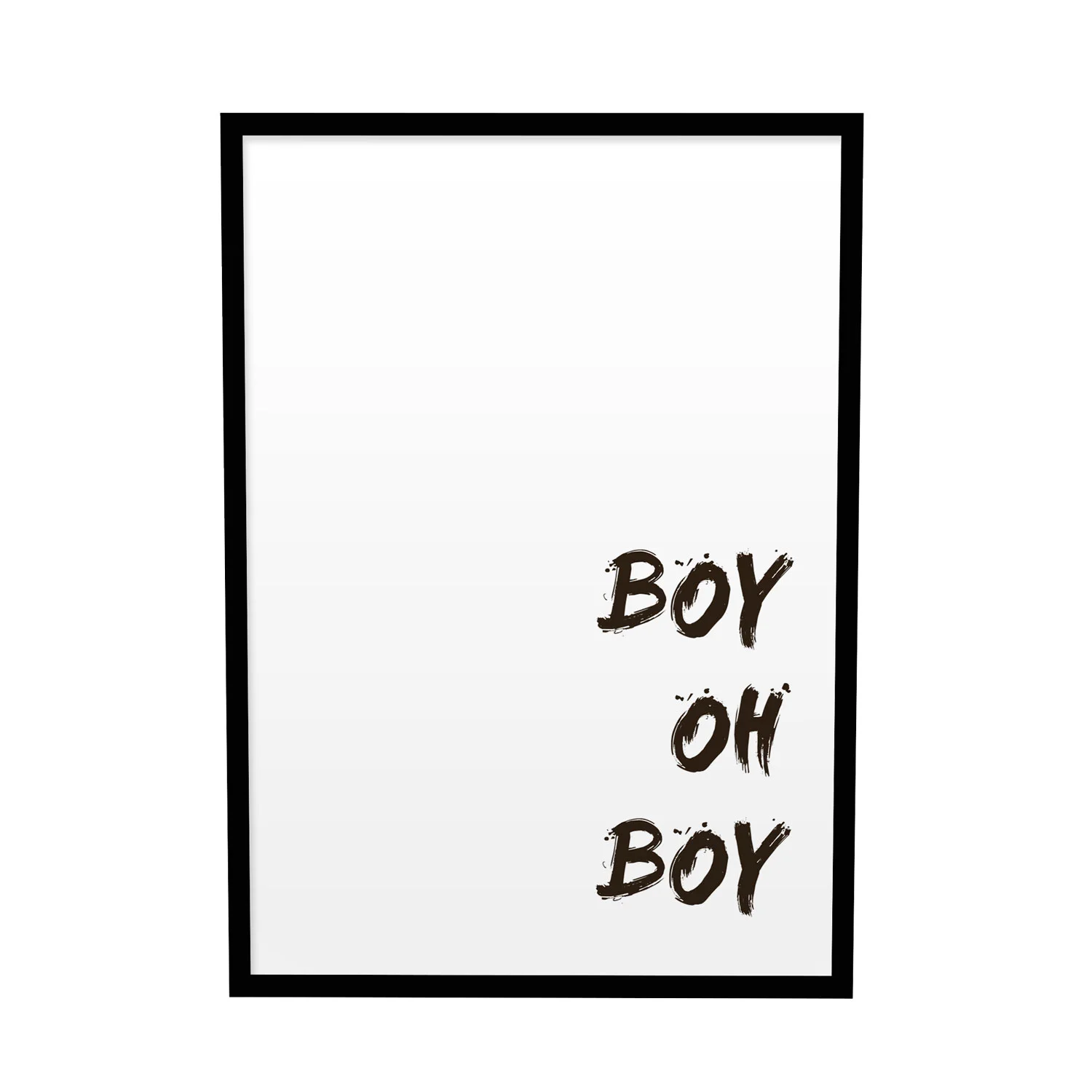 Boy Oh Boy Art Print