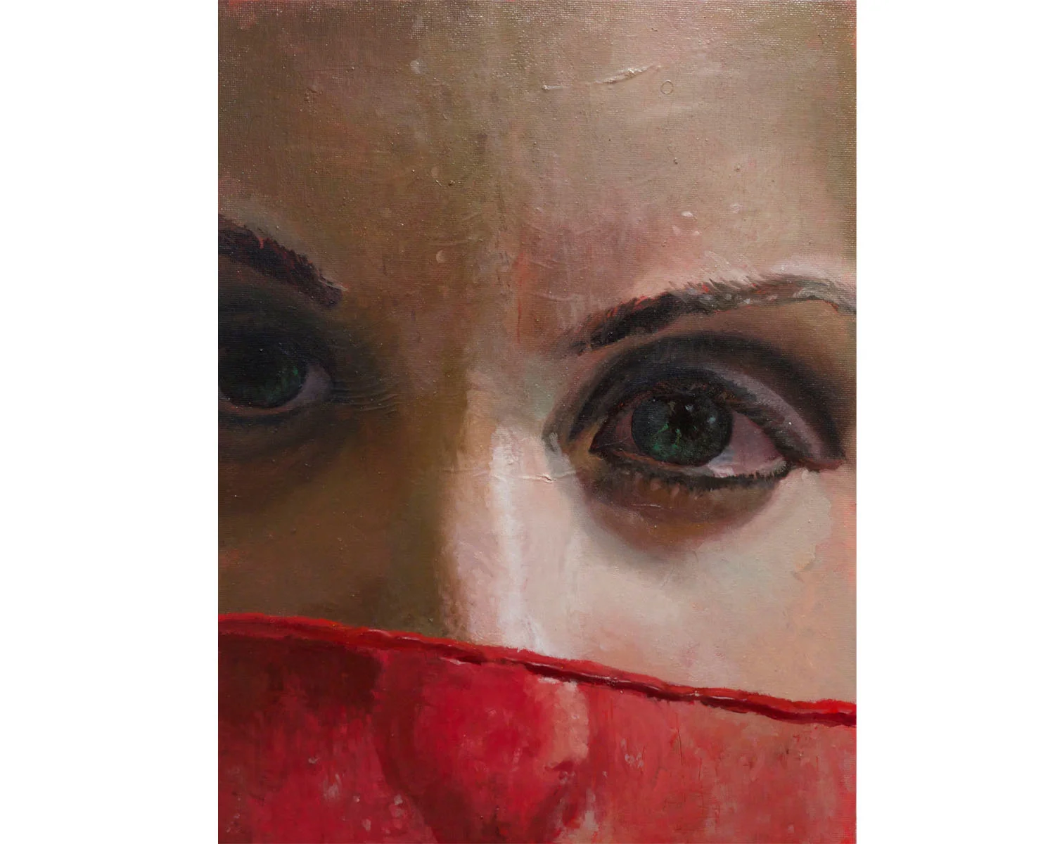 "Veil", Oil on Canvas, 11'' x 14'', 2015