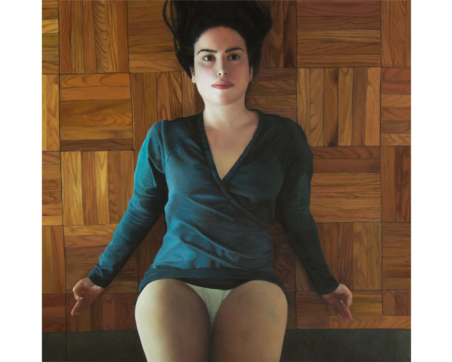 "Right Side Up", Oil on Canvas, 36" x 36", 2013