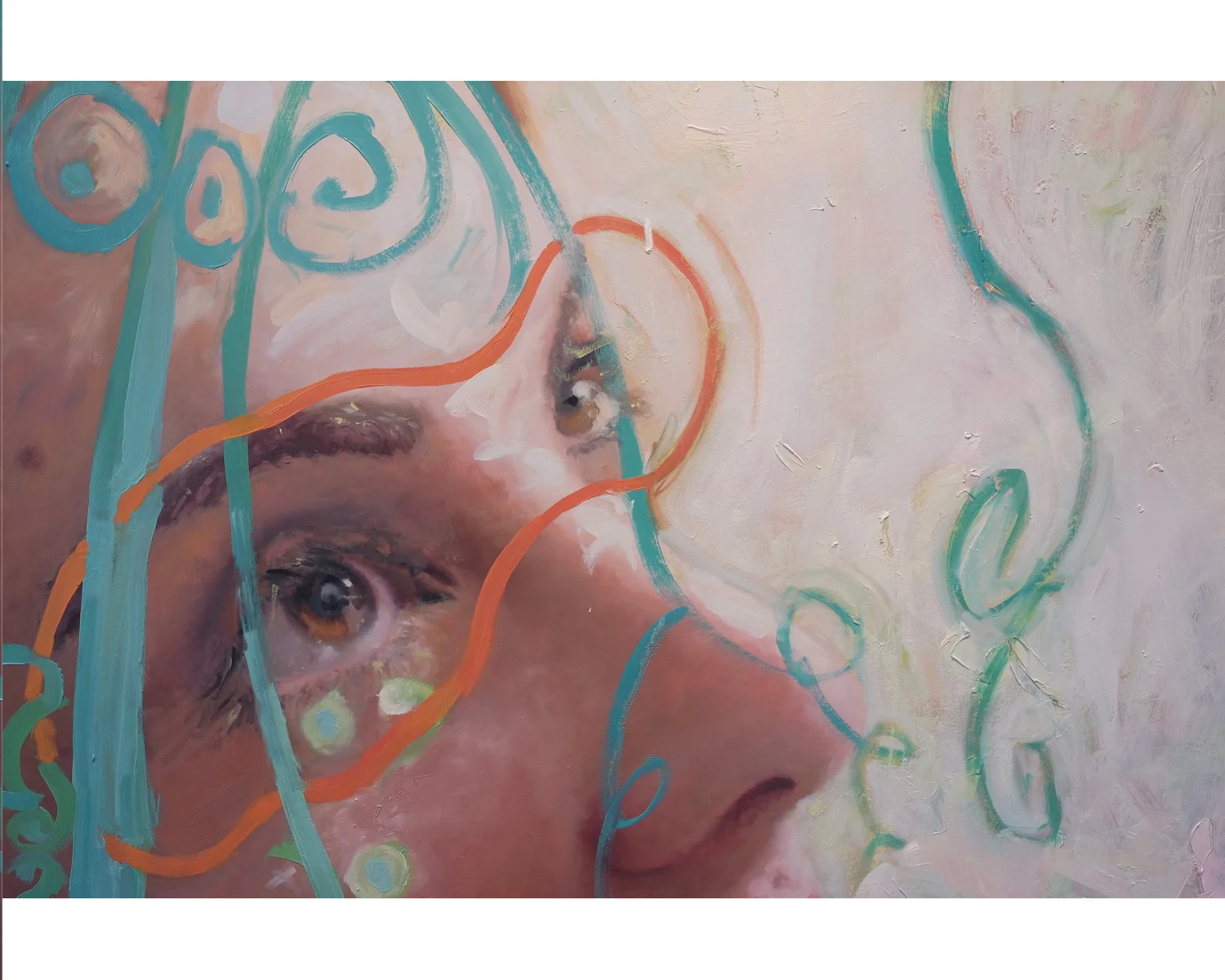 Teal Line, Detail