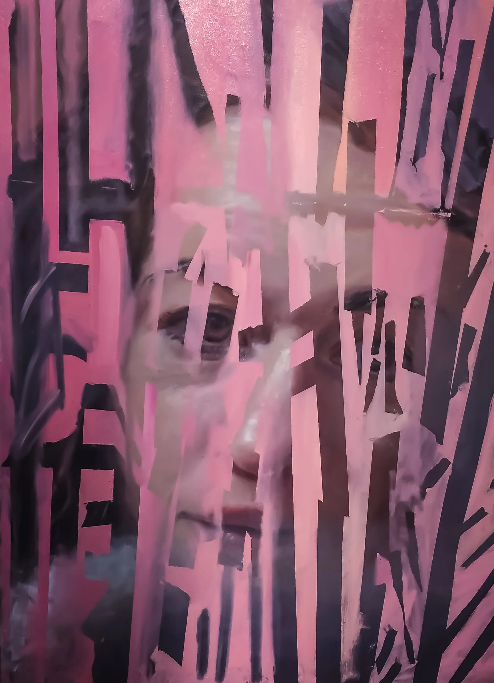 "Pink", Oil on Canvas, 30" x 40", 2018