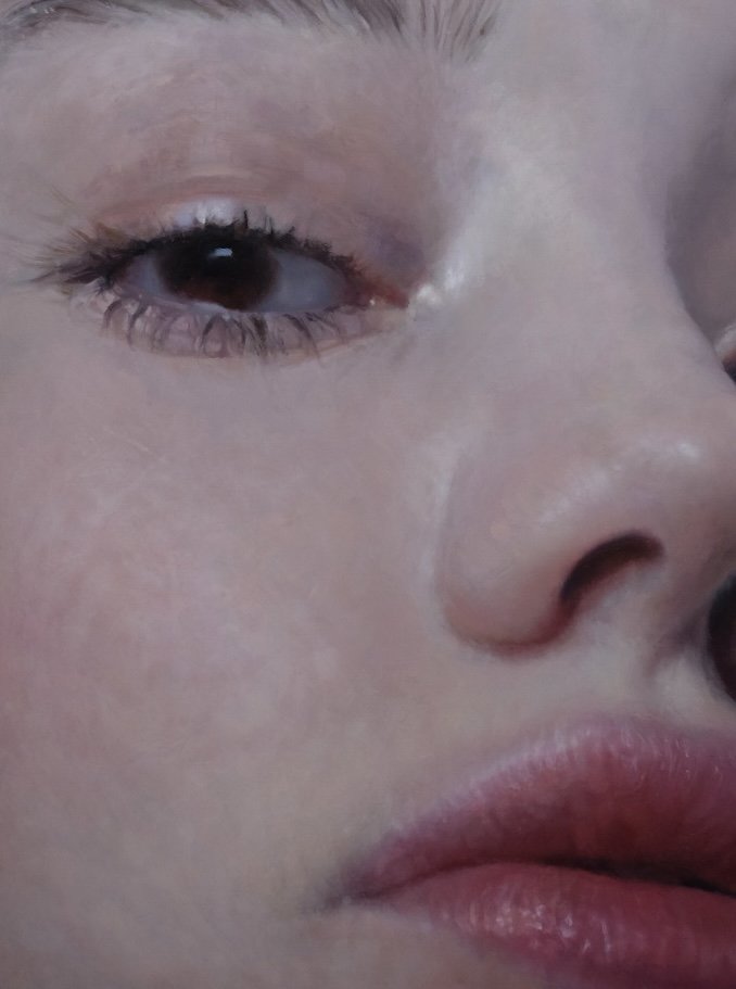 "Looking", Oil on Claybord, 18" x 24", 2025