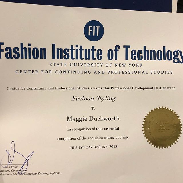 That feeling when this is what&rsquo;s waiting for you in the mail. Wow. It&rsquo;s really finished. Can&rsquo;t wait to celebrate at graduation next week! Mom and Dad are flying in for the festivities!
.
.
.
#done #fitnyc #fitnyc