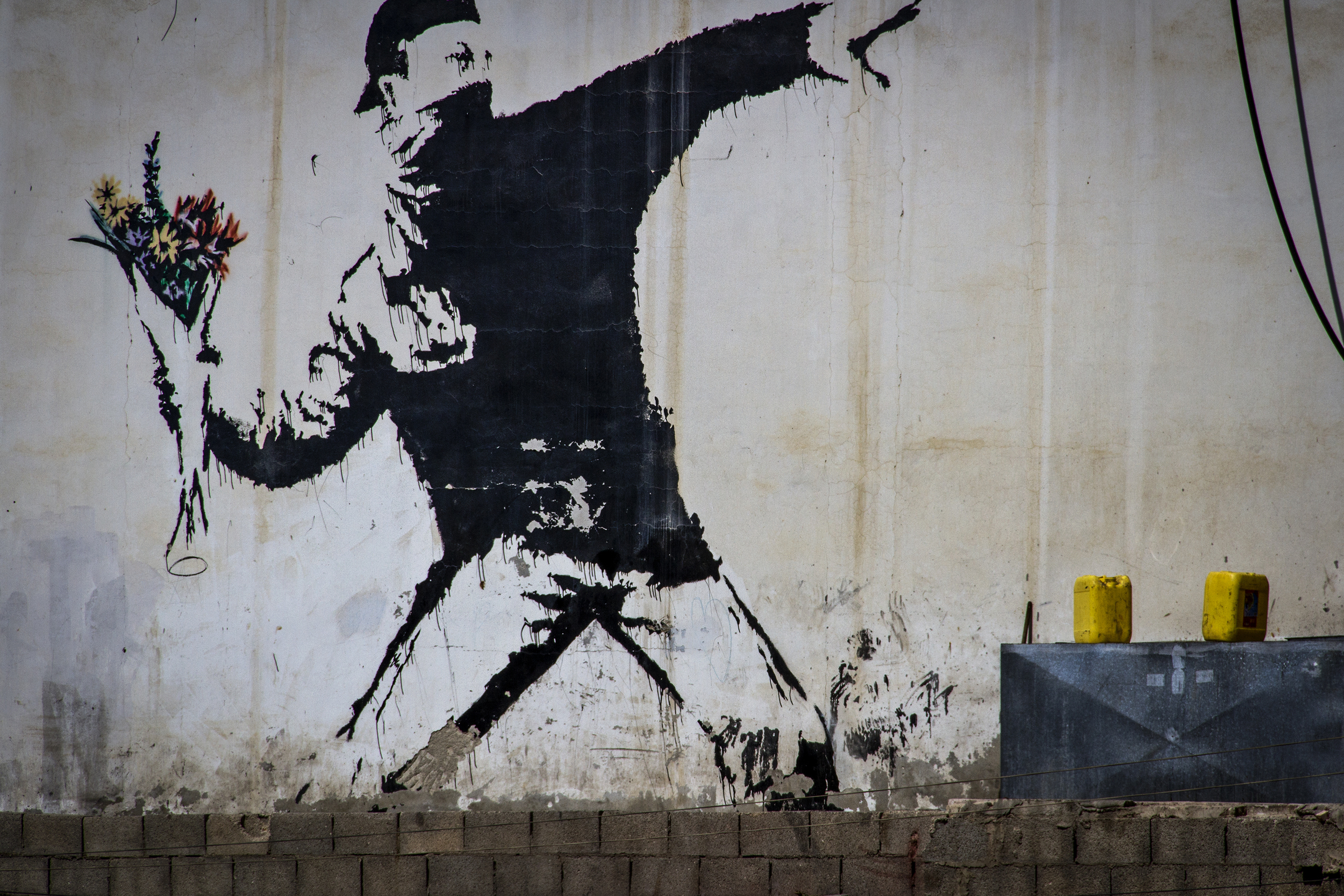 Banksy Art, Bethlehem, 2013