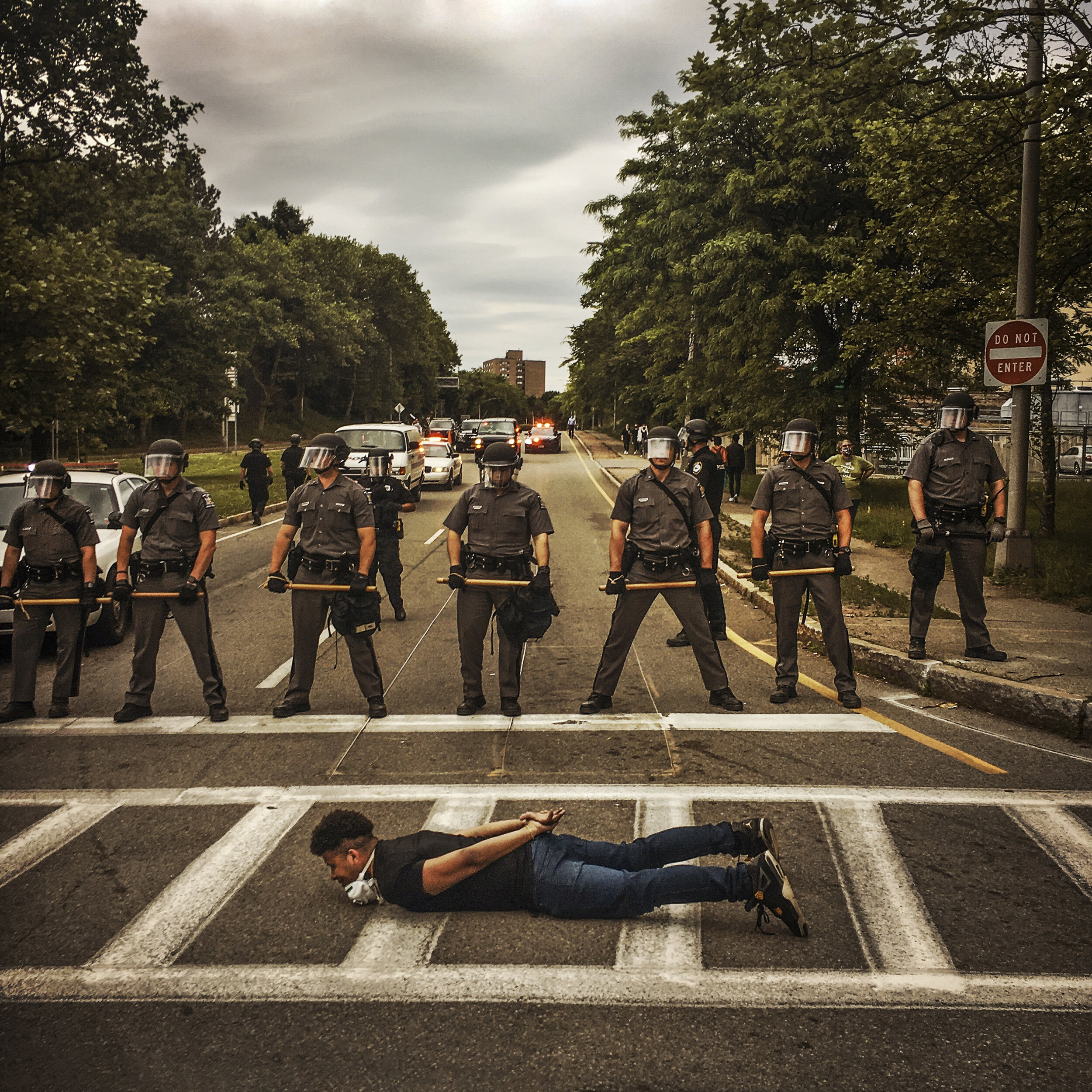 Justice for George Floyd Demonstration, Poughkeepsie, NY, 2020