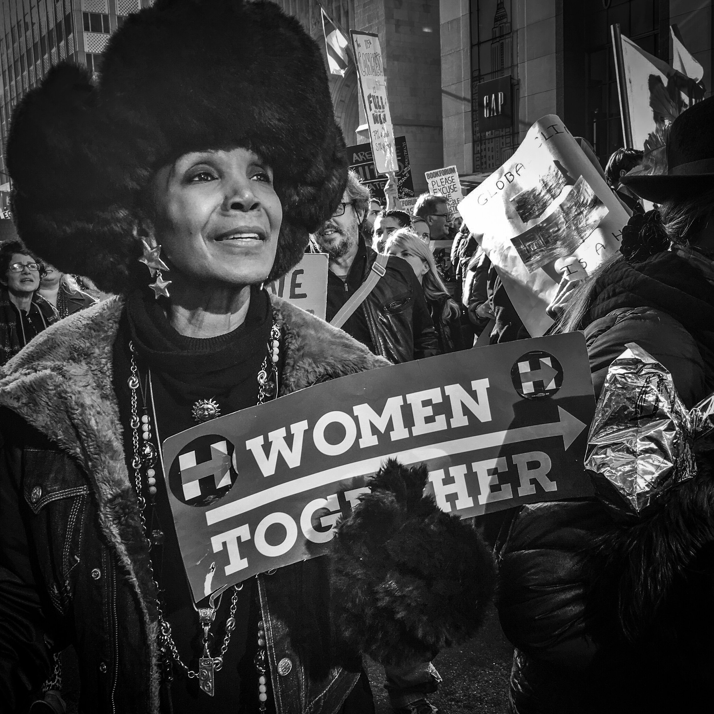 Woman's March, NYC, 2017