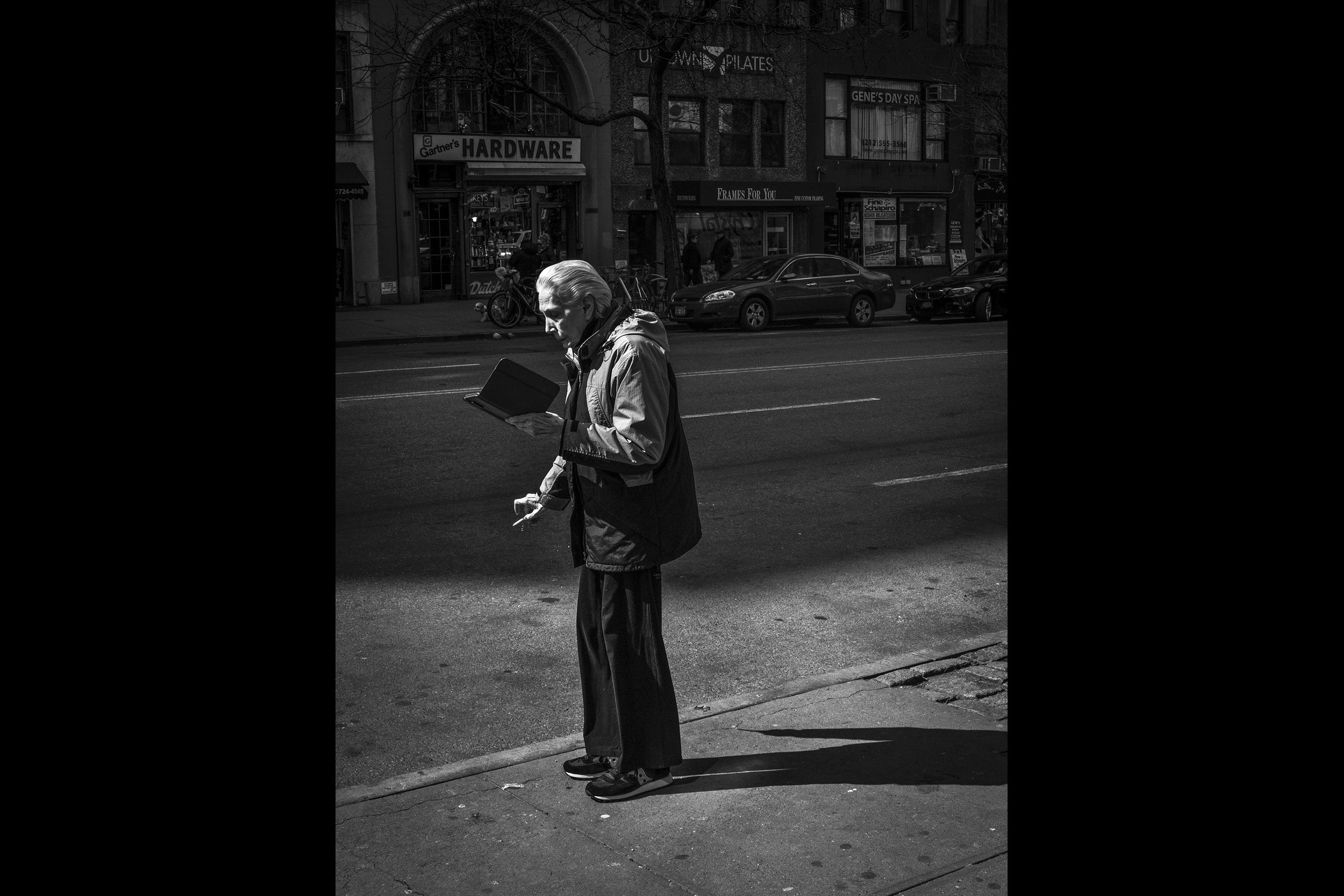 Smoking and Reading, Upper West Side, 2013