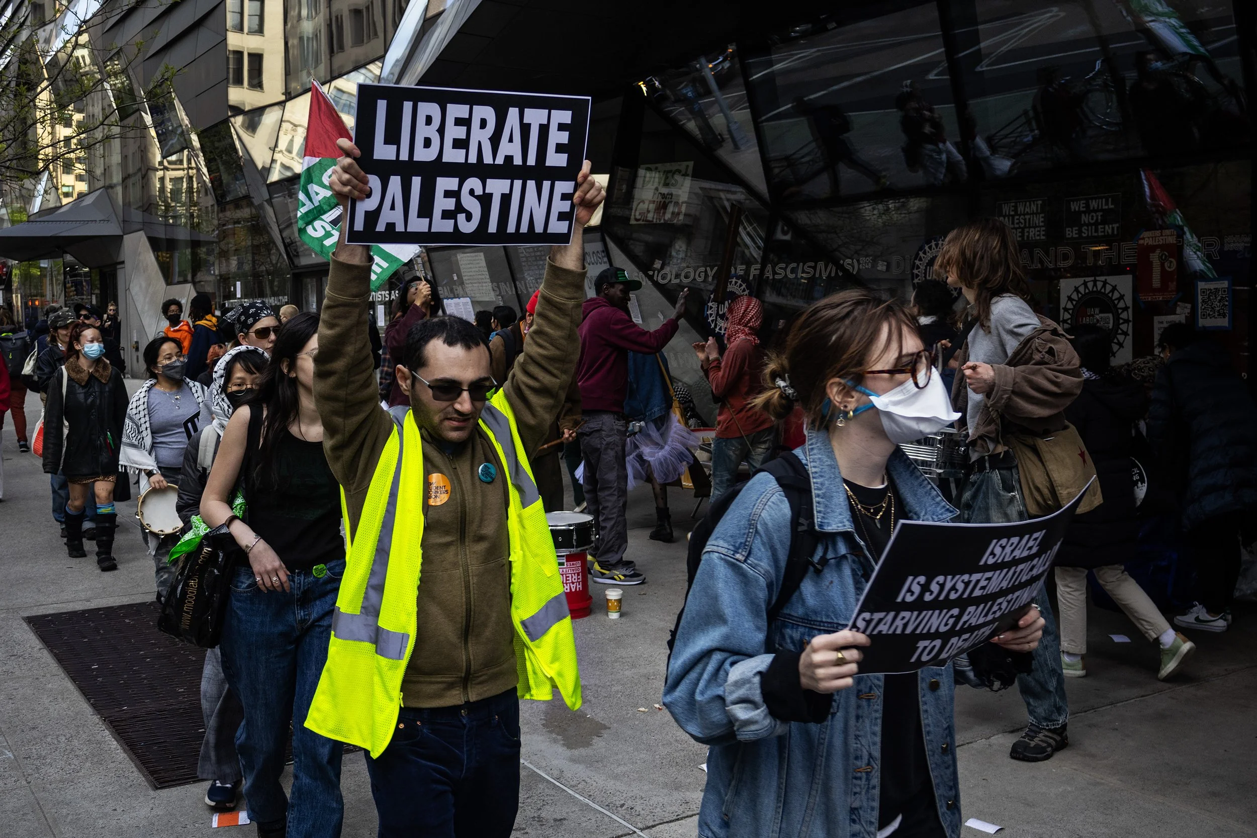 The New School Pro-Palestinian Protest, New York, April 23, 2024