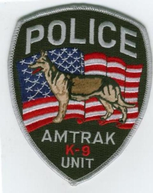 Abzeichen Amtrak Police K9 