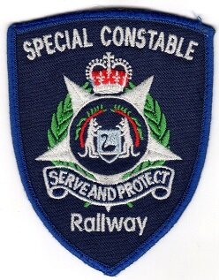 Dienstmarke Dekoration Eisenbahn Railwaypolice-Fahndungsdienst 
