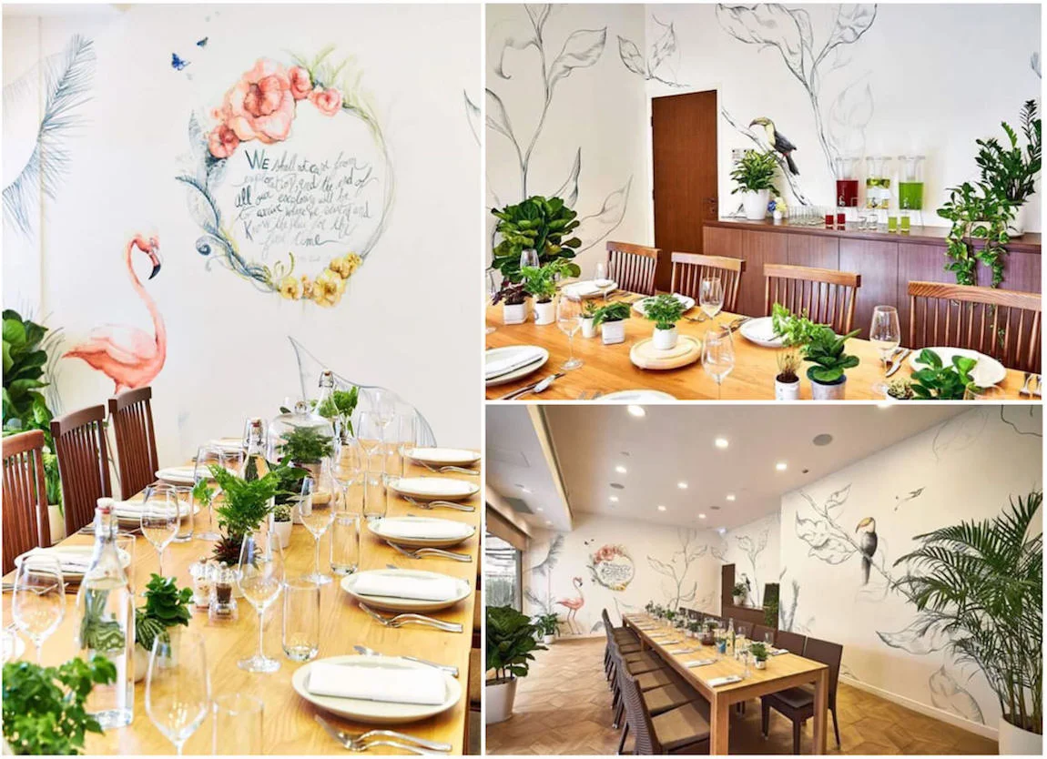 The Kinnet, Sheung wan - handpainted illustrations by Elsa Jeandedieu Studio