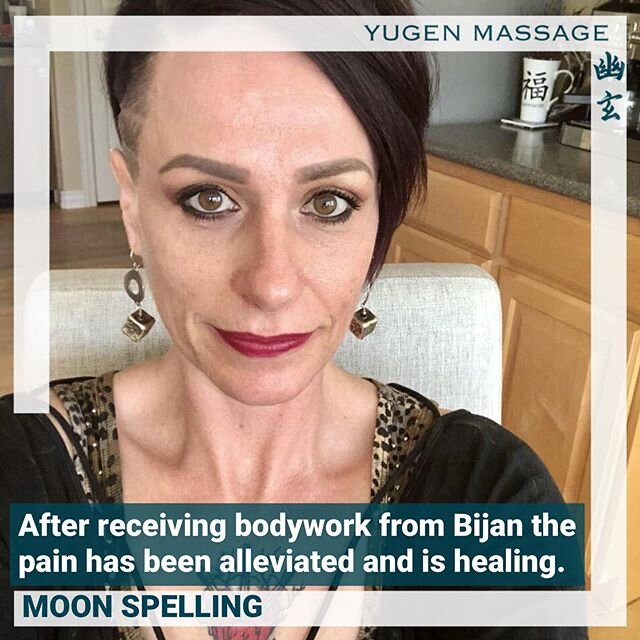 &ldquo;I had another amazing healing session with Bijan J. Hosseini at Yugen Massage.  Before starting bodywork with Bijan I experienced neck, shoulder, and back pain from an old injury. I tried many traditional techniques to try and control the pain