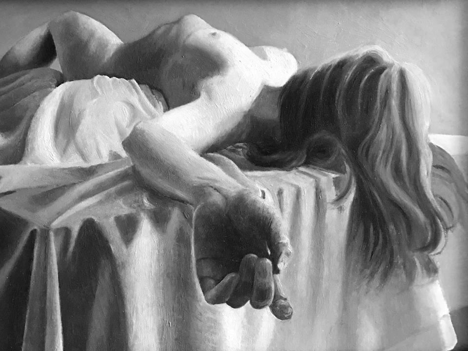 A Study In Dark and Light 11" x 14" Oil on Gesso Board