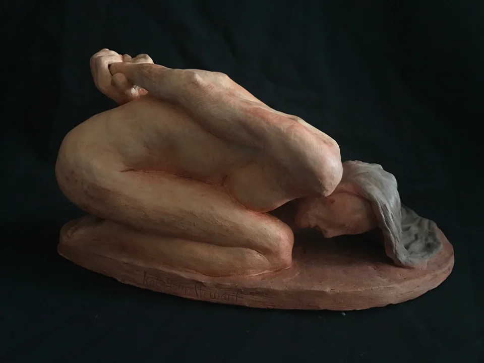 Lost Identity 21" x 10" x 5" Terra Cotta
