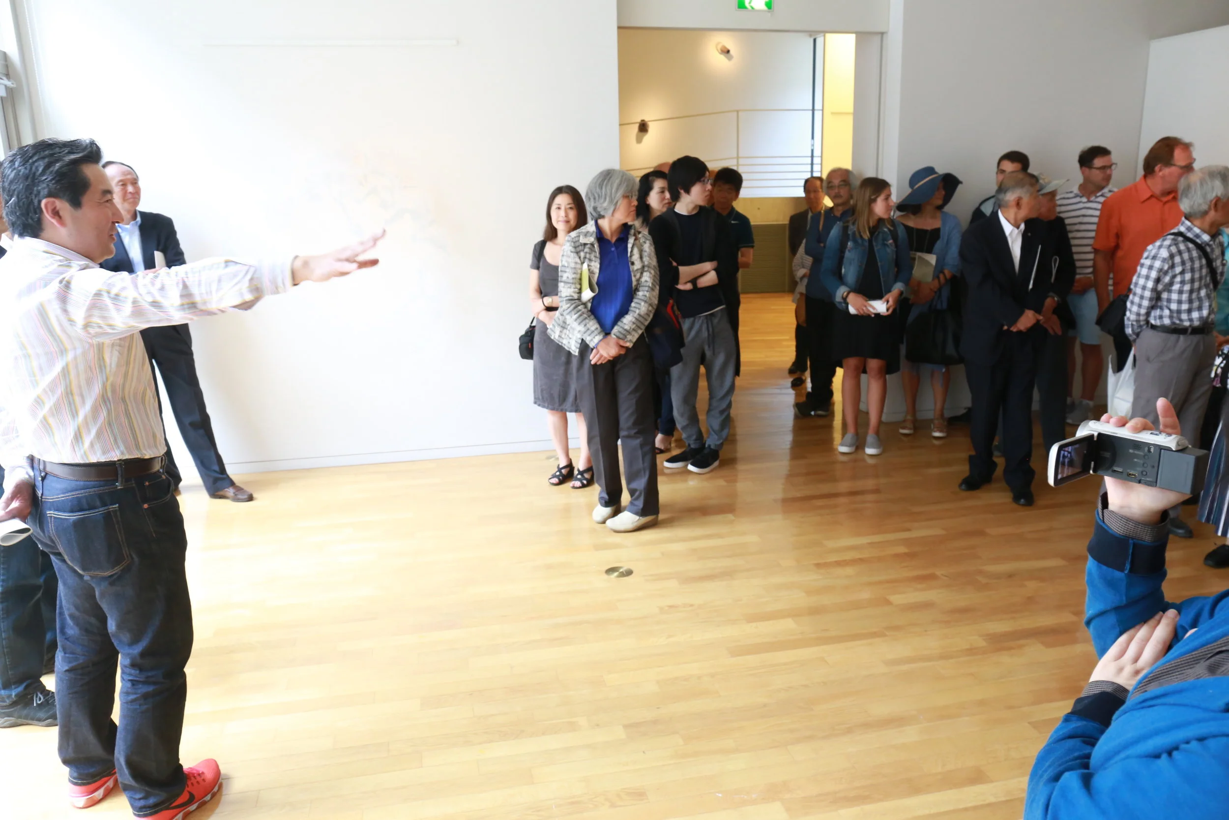 Exhibition reception and talk