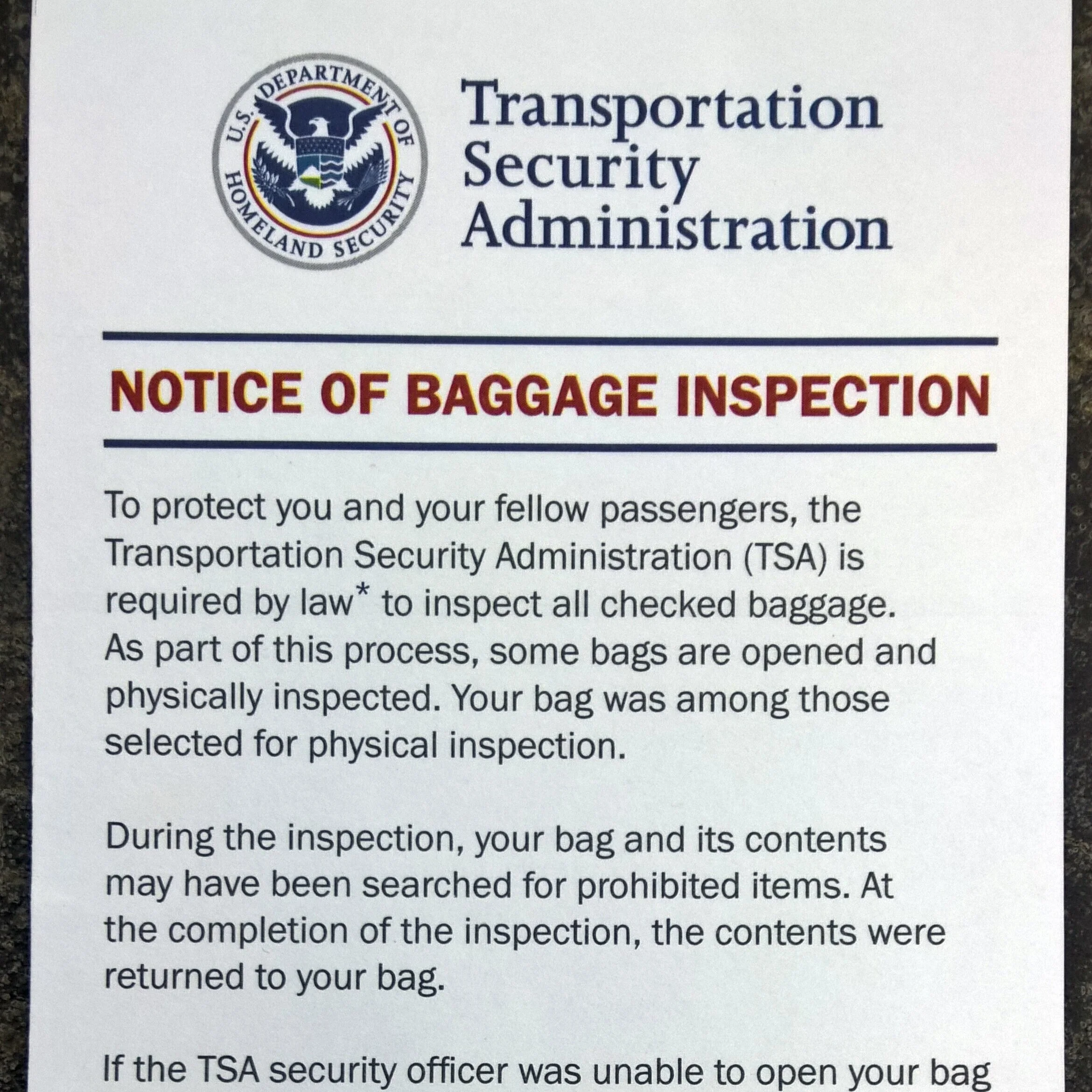 Tsa Paper Tips for Production Traveling — Travis Video
