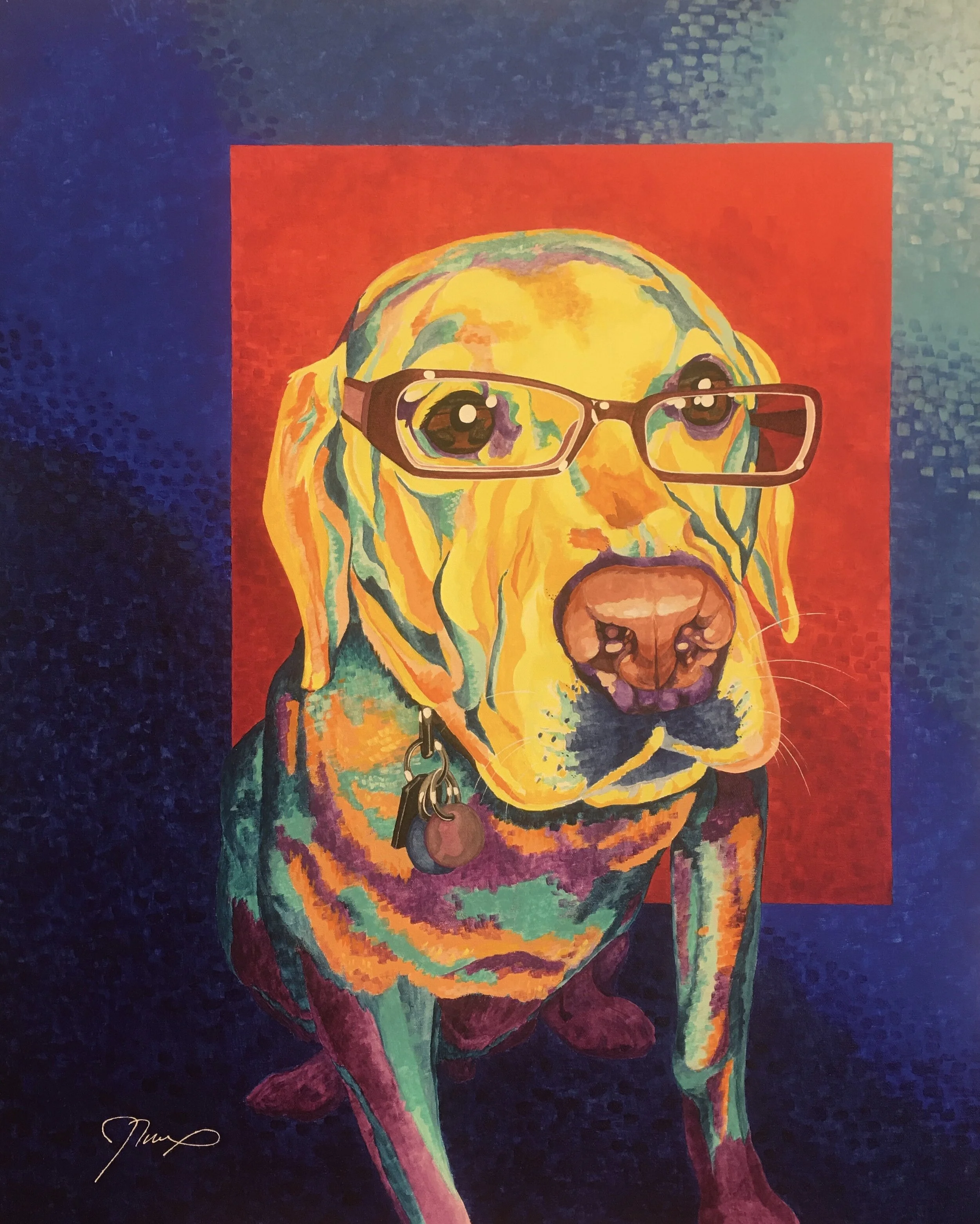   Buddy   24 x 30” I Acrylic on Canvas   *Commissioned Painting*   *SOLD  