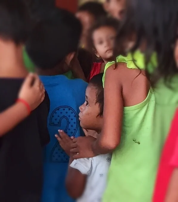 Kids at Sen Sok today, playing games and learning