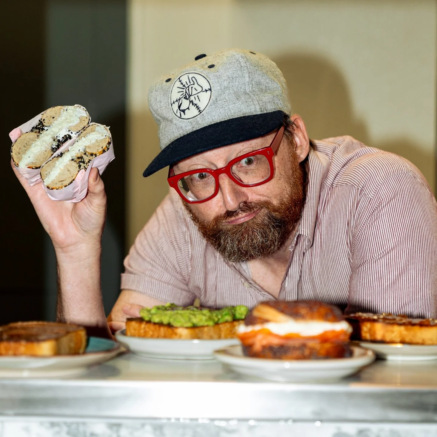 Tuesday breakfast lineup looking unreal. Bagels won&rsquo;t last long. Toast&rsquo;s ready when you are. 😎