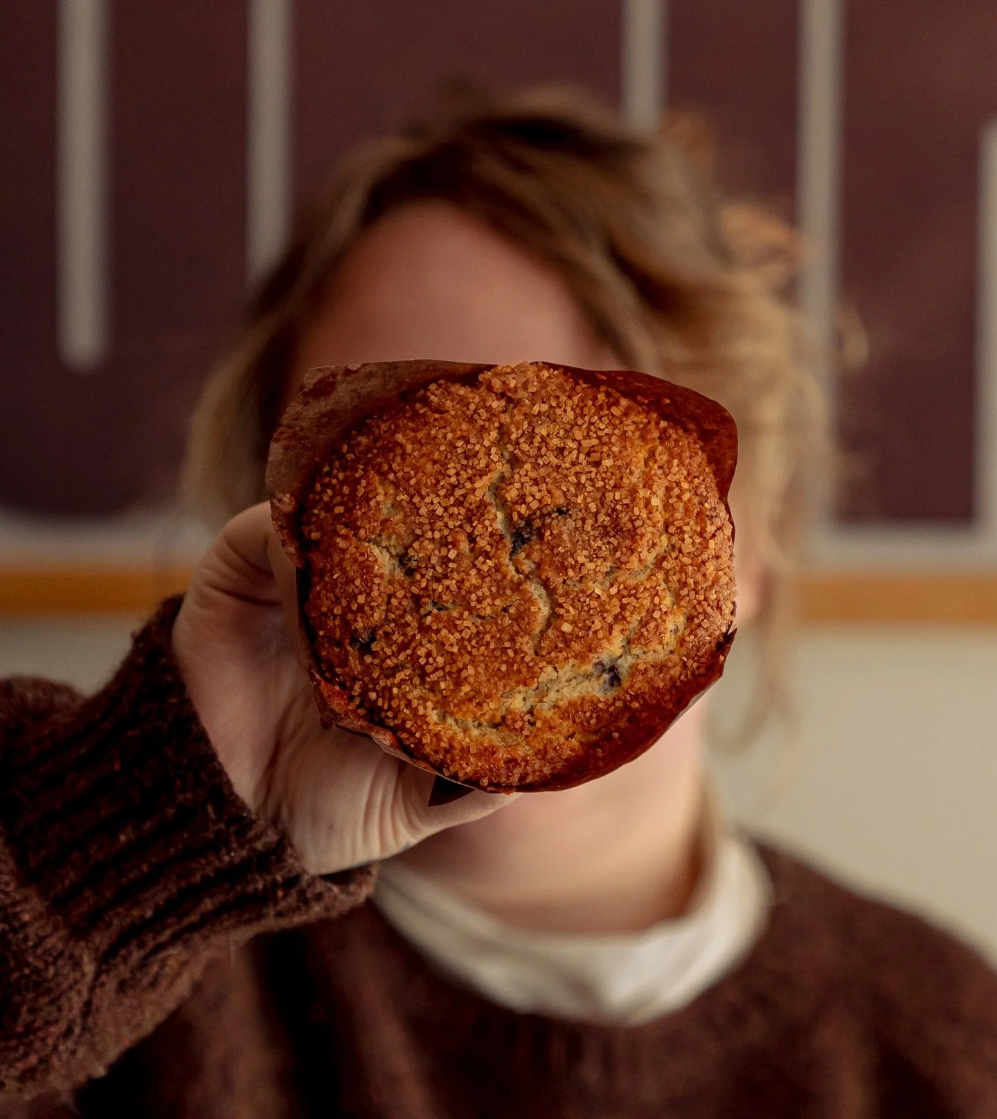 We didn&rsquo;t make a muffin.

We made a BIG BOI muffin.

Golden on the outside.
Ridiculously soft inside.
Bigger than your average breakfast decision.

Grab a coffee.
Maybe bring a friend.
Or don&rsquo;t. We won&rsquo;t judge.
