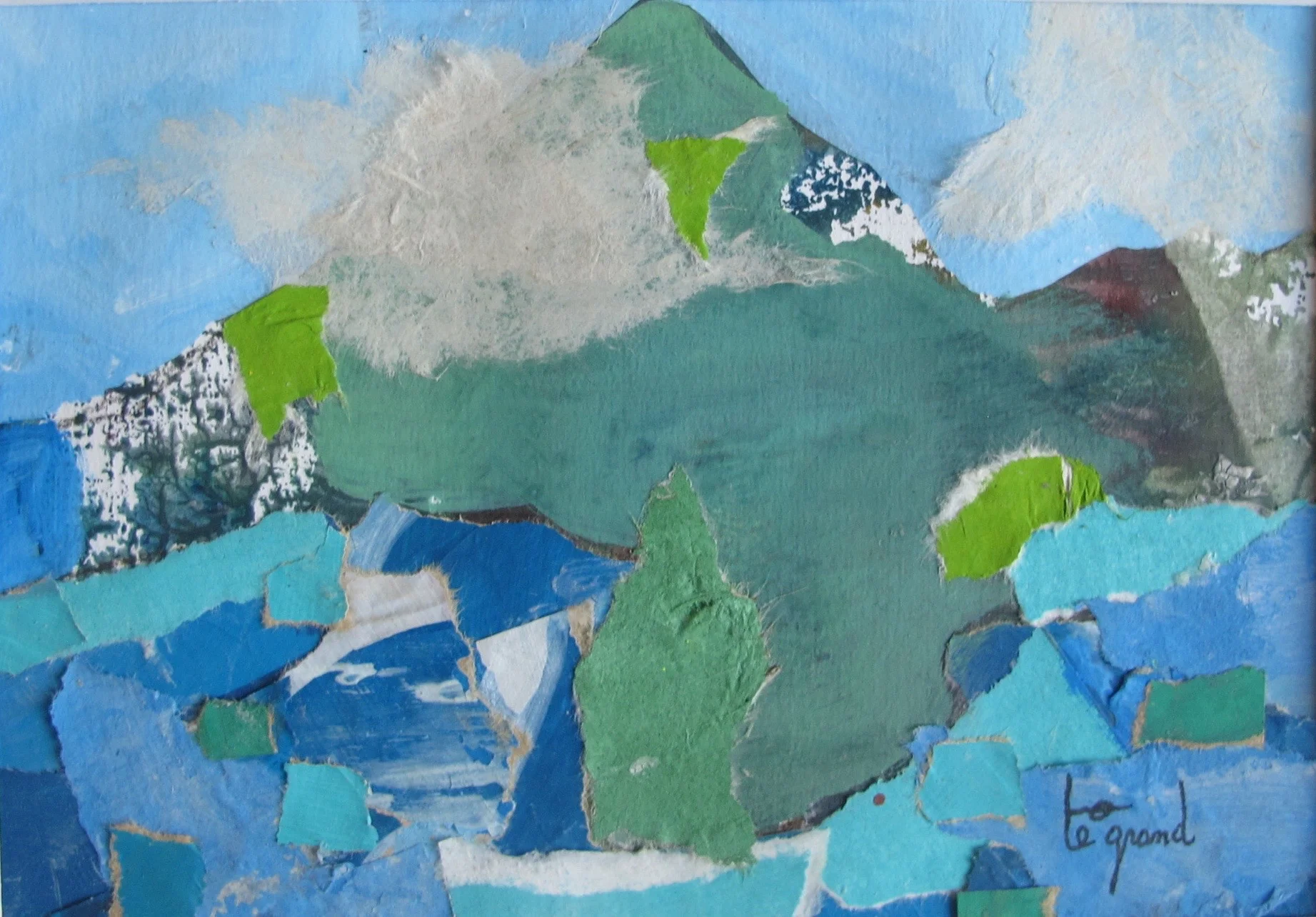 " vitet " 20 x 15 cm , collages