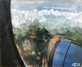 " VUE DU CIEL " acrylique