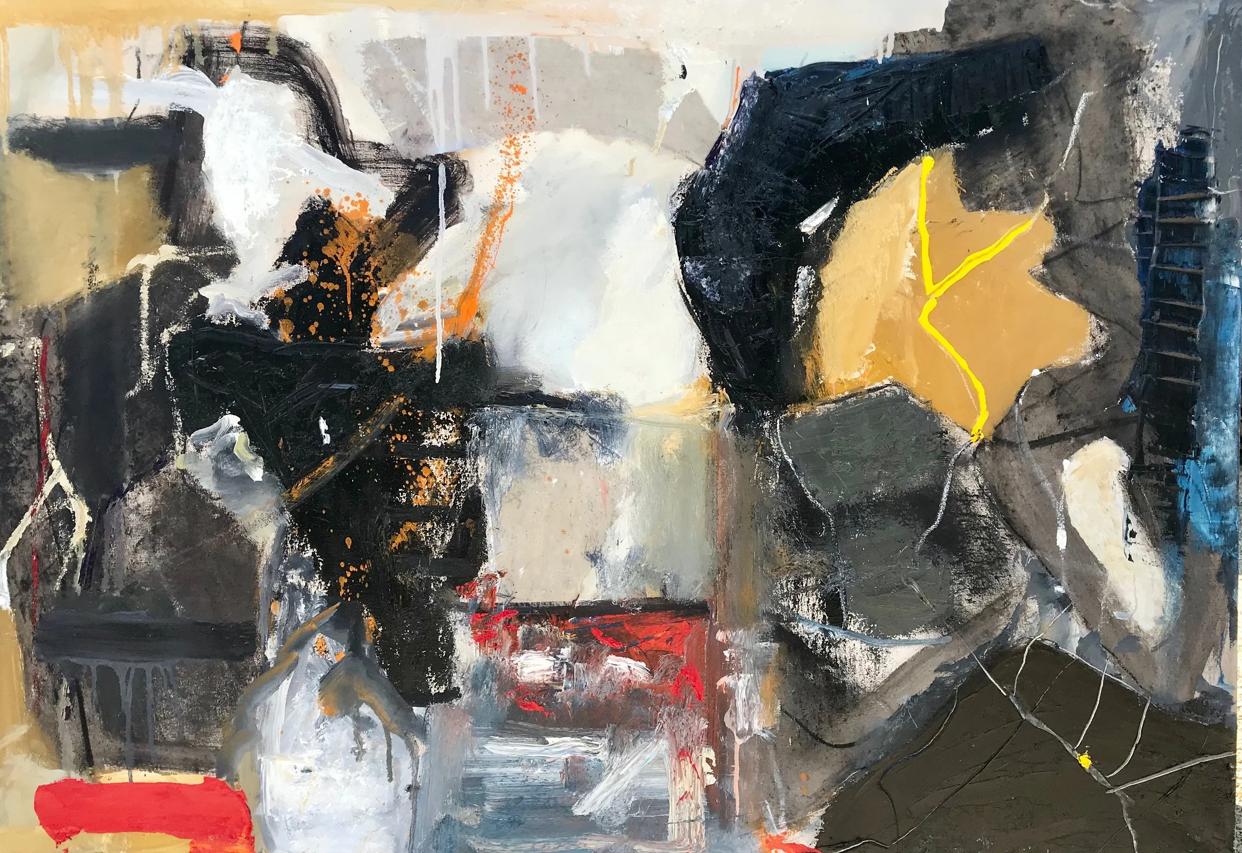 “ REVERIES “ 147 X 98 cm huile