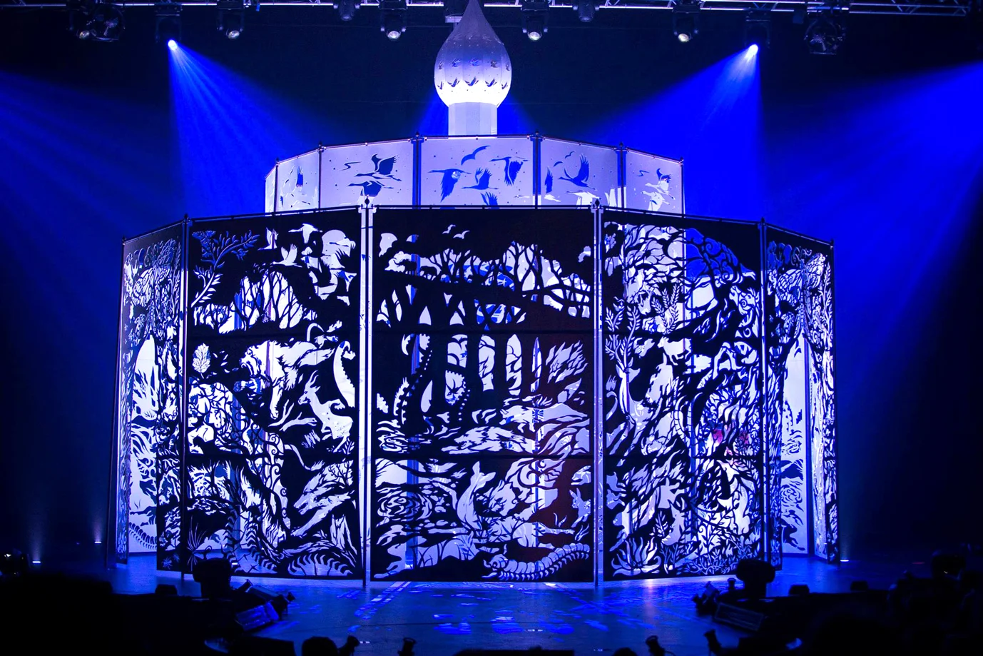 World of Wearable art 25th Anniversary Finale set.