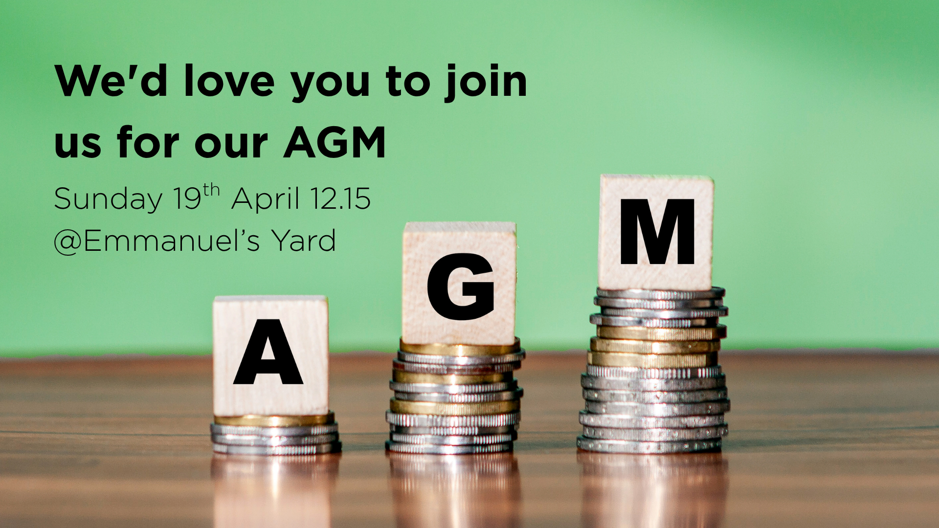 AGM Sunday 19th April
