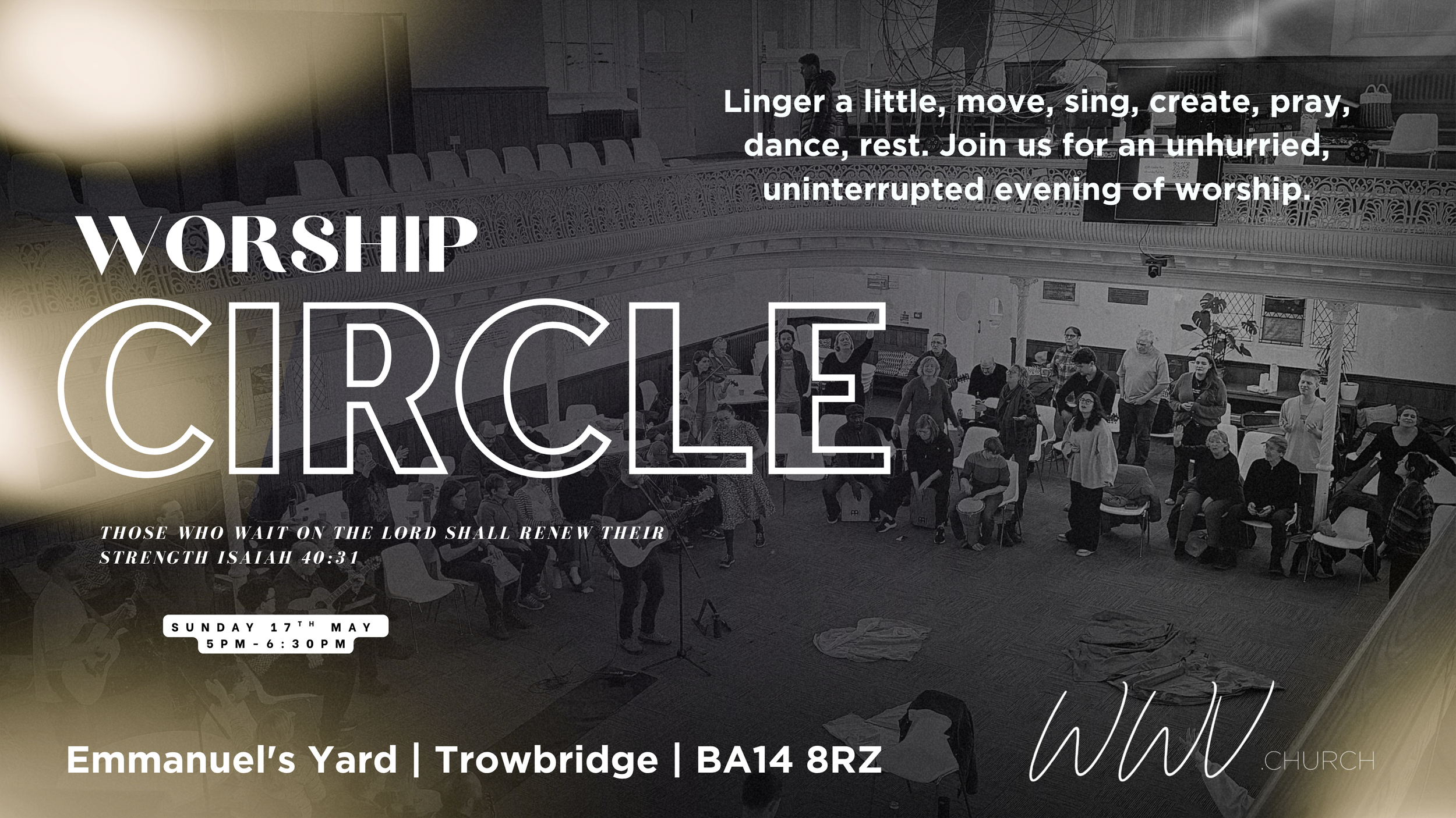 Worship Circle | Sunday 17th May | 5pm-6.30pm  