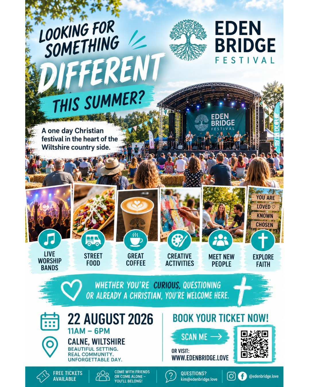 Eden Bridge Festival: A Free Day of Music, Worship and Community in Wiltshire