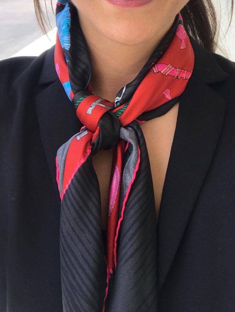 Outfit Guide: How To Style A Silk Scarf
