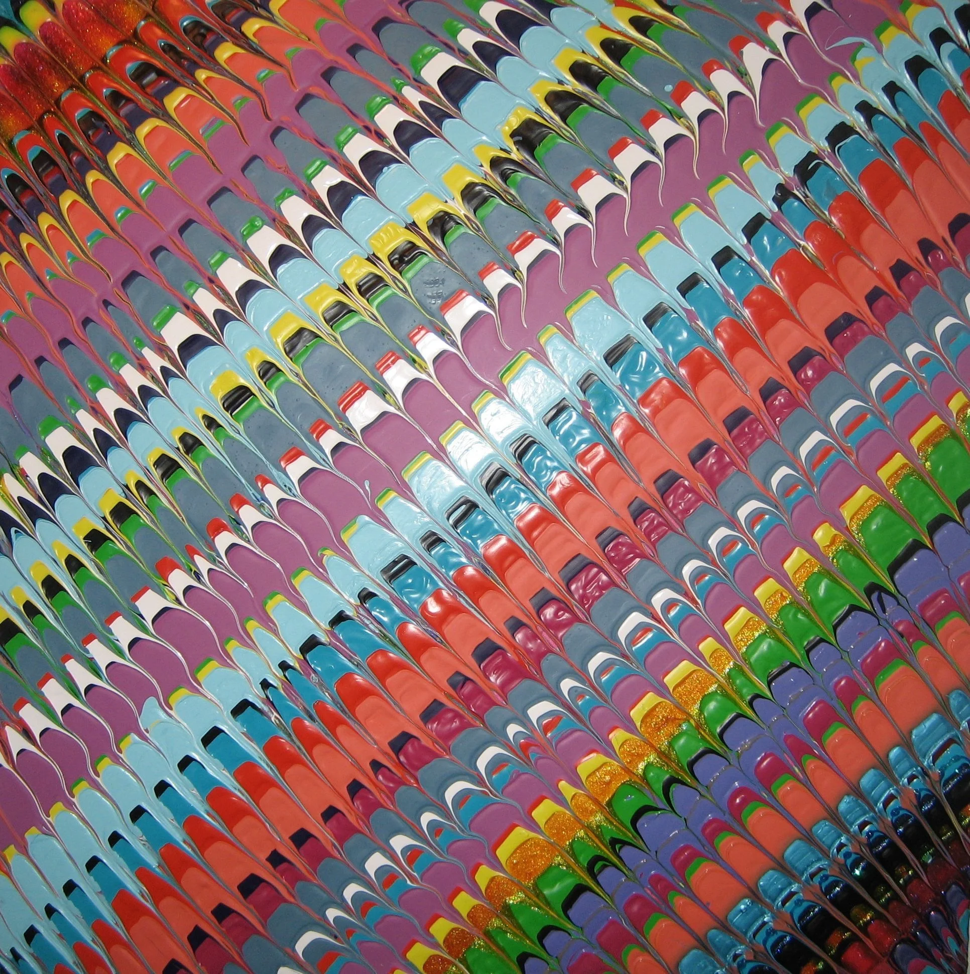 States of Matter - Solid Phase 2007  36" x 36" Acrylic on canvas SOLD