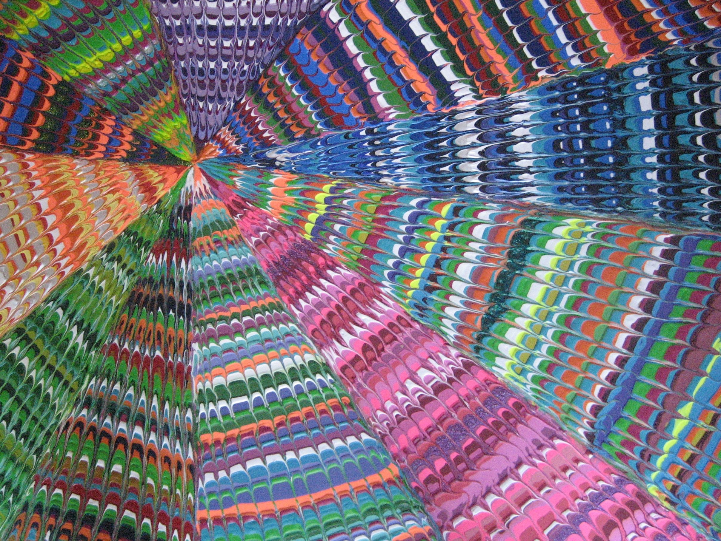 White Light Prism 2005  30" x 40"  Acrylic on canvas SOLD
