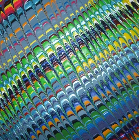 Solid Phase 2007  24" x 24"  Acrylic on canvas SOLD