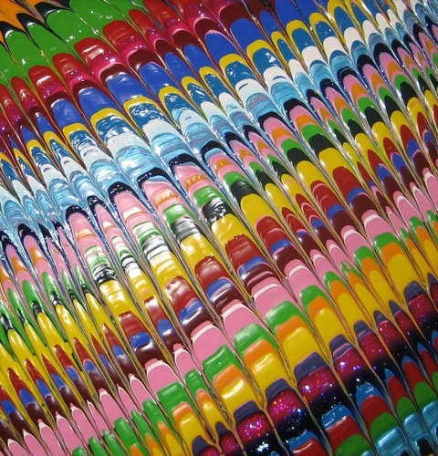 Solid Phase 2007  24" x 24"  Acrylic on canvas SOLD