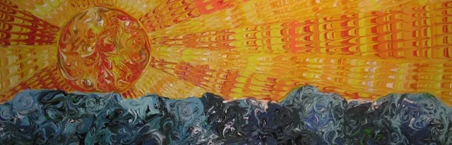 Vitamin D 2008 20" x 60" Acrylic on canvas SOLD