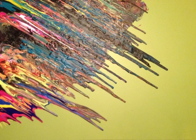 Kinetic e- I 2012 36" x 48" x 2.5" Acrylic on canvas. SOLD