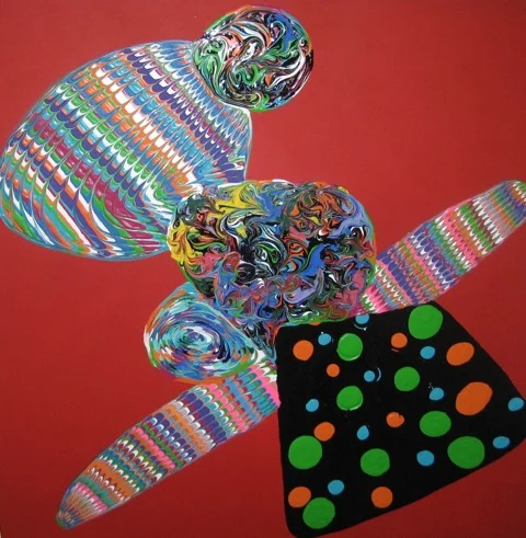 Mixture 2005  48" x 48"  Acrylic on canvas SOLD
