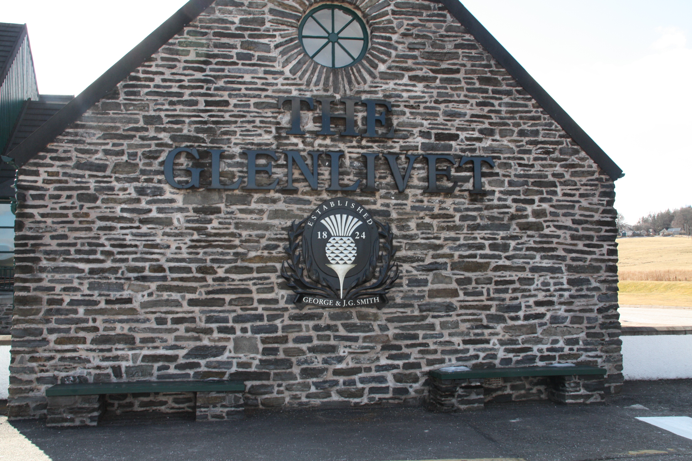 Distillery at Glenlivet, Tomnavoulin Village, SCOTLAND