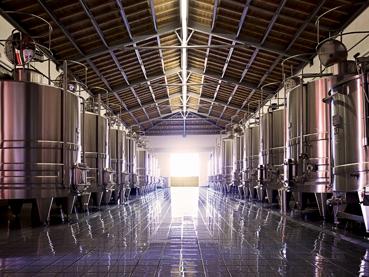 Modern winery at the Chateau (Photo credits: Chateau Fleur Cardinale)