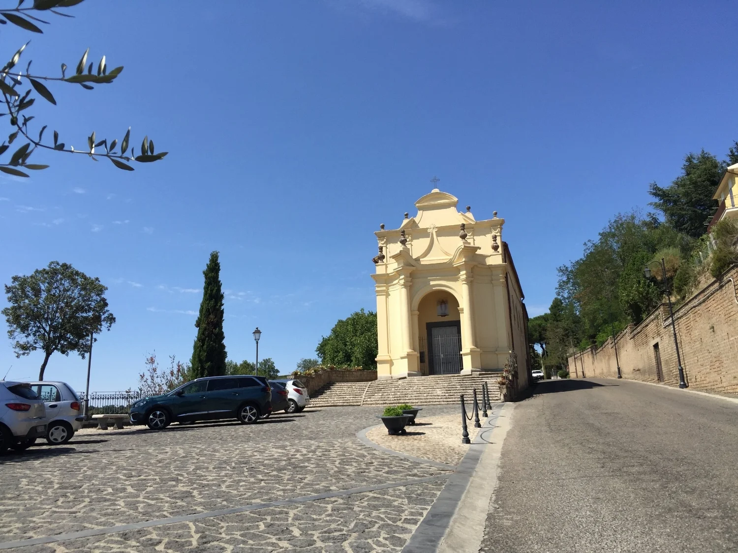 Church Madonna di Poggio in Lubriano village where d'Amico's guest house is located (Photo credit: Sumi_Sumilier)