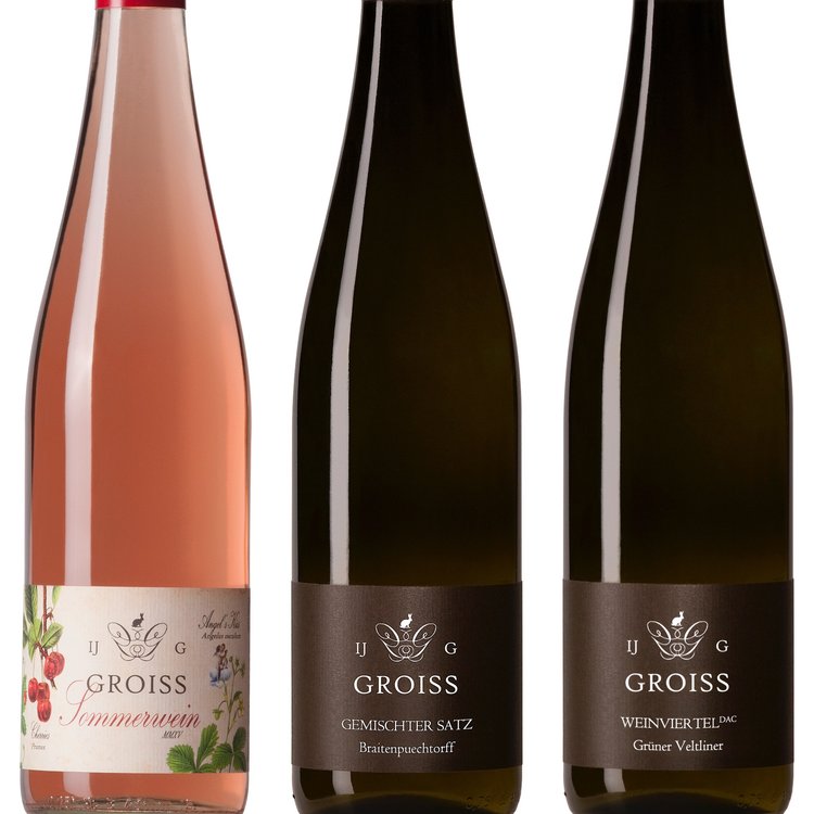 Some of Ingrid's favourites from her range of wines (Photo credit: Groiss)